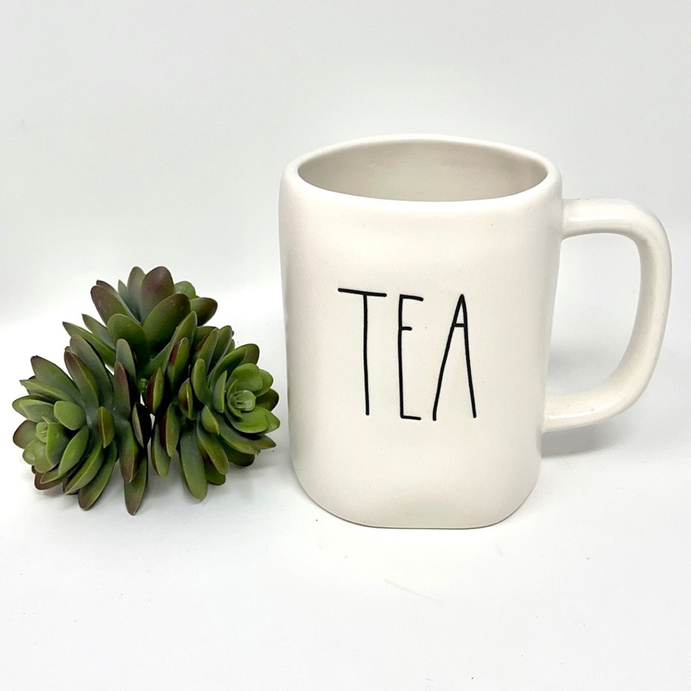 Brand New Rae Dunn By Magenta Tea White Mug